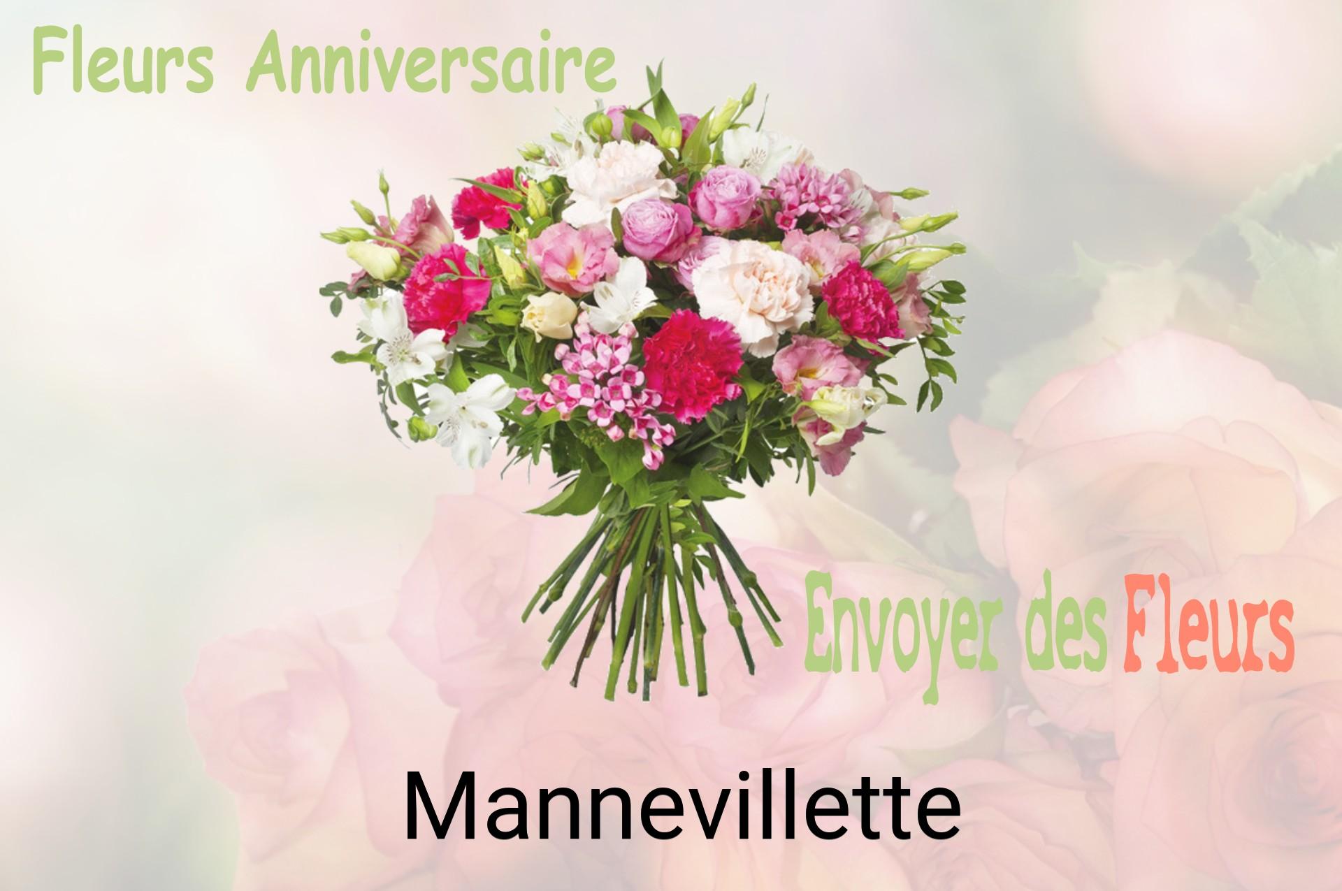 Bouquet de fleurs d’anniversaire livré à Mannevillette